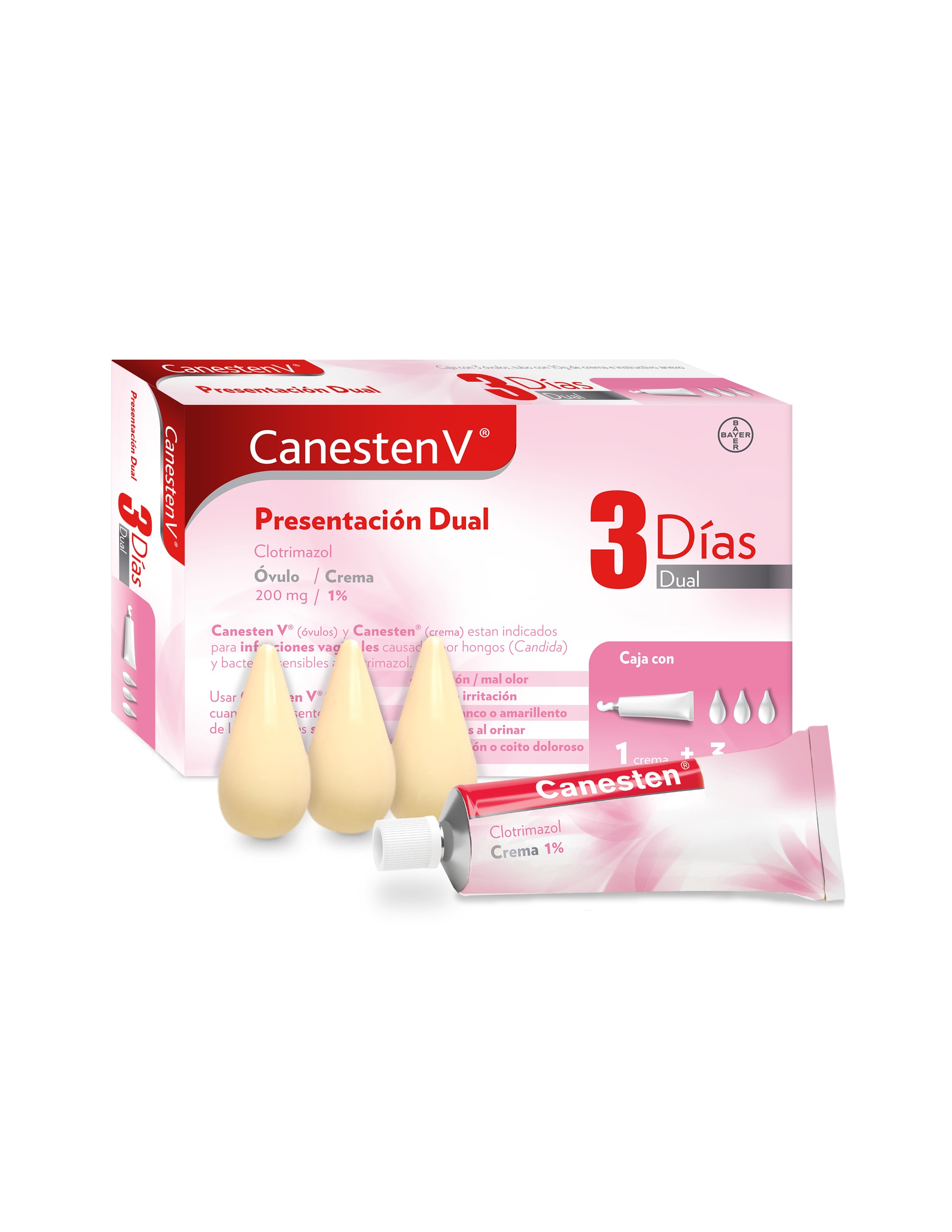 Canesten V® Crema vaginal  Canesten V® óvulos y crema