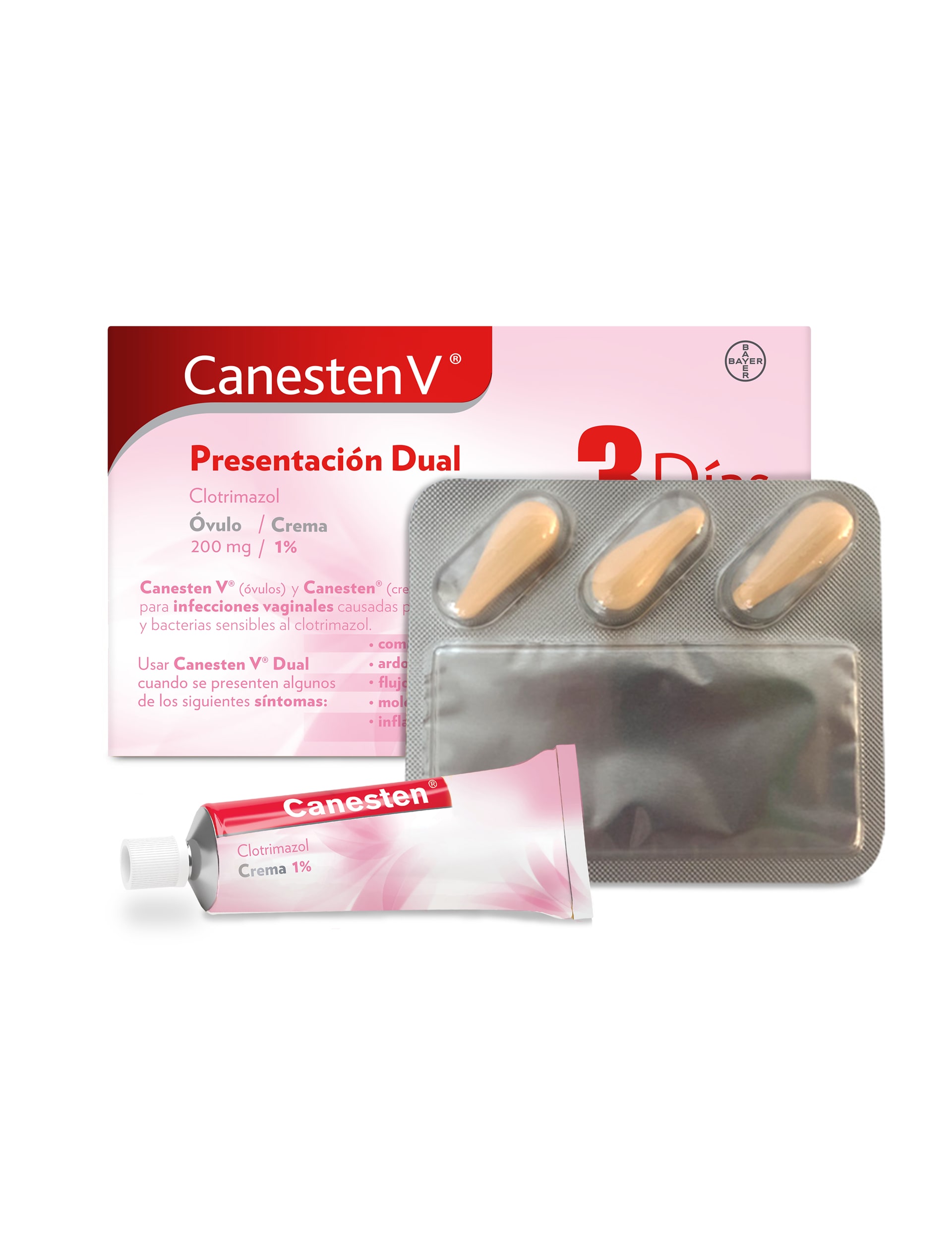 Canesten V® Dual 3 Días presentación
