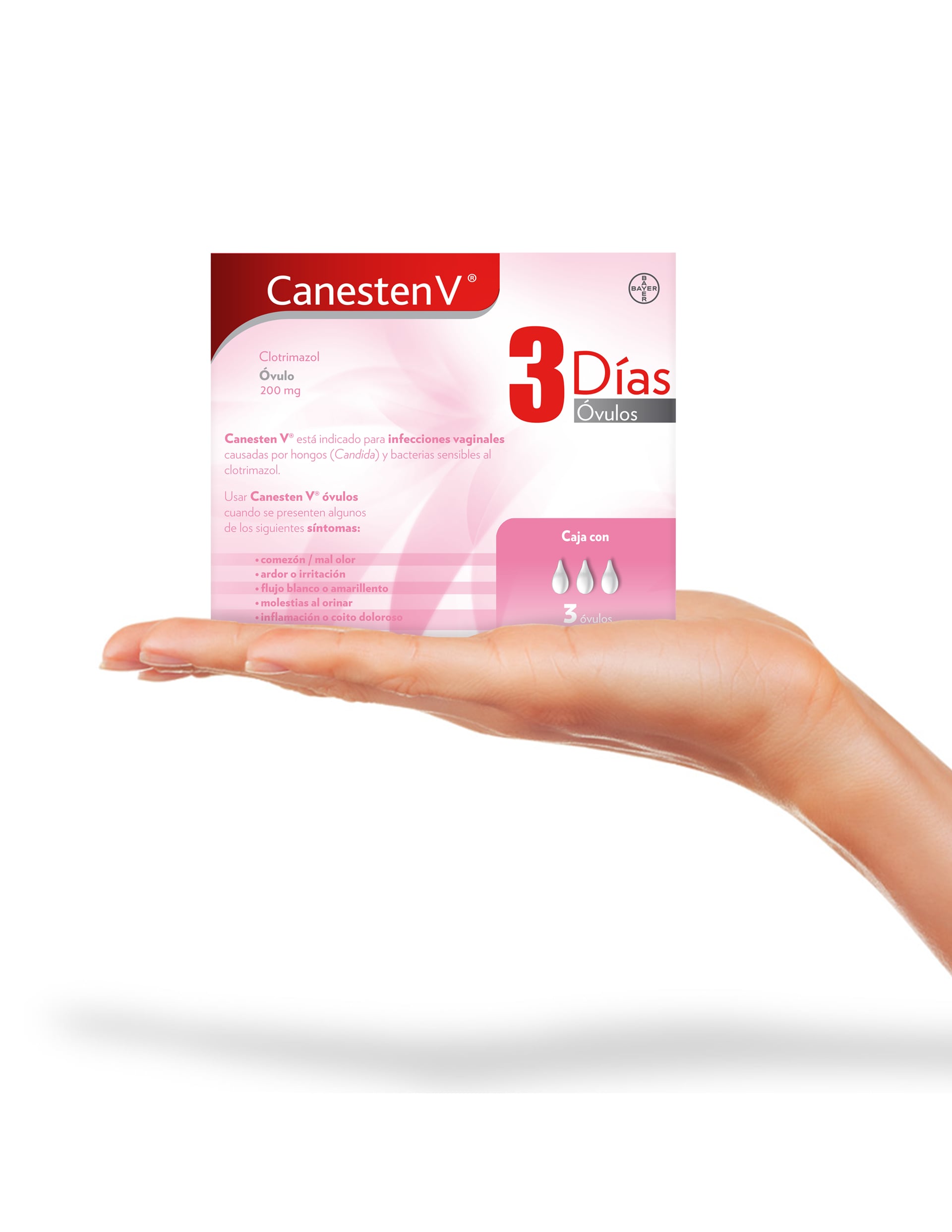 Canesten V® Óvulos para el alivio de los síntomas
