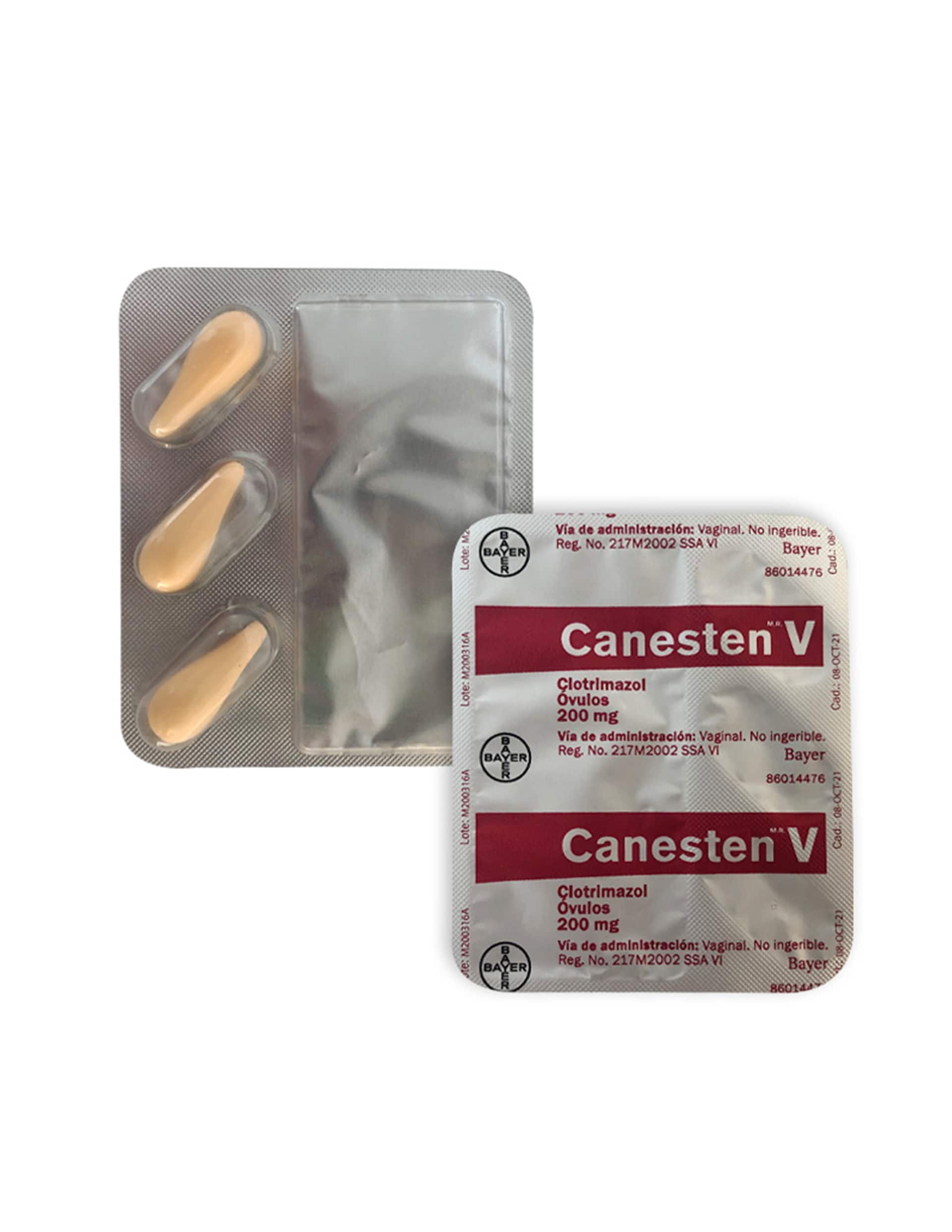 Canesten V® Óvulos 3 Días Presentación