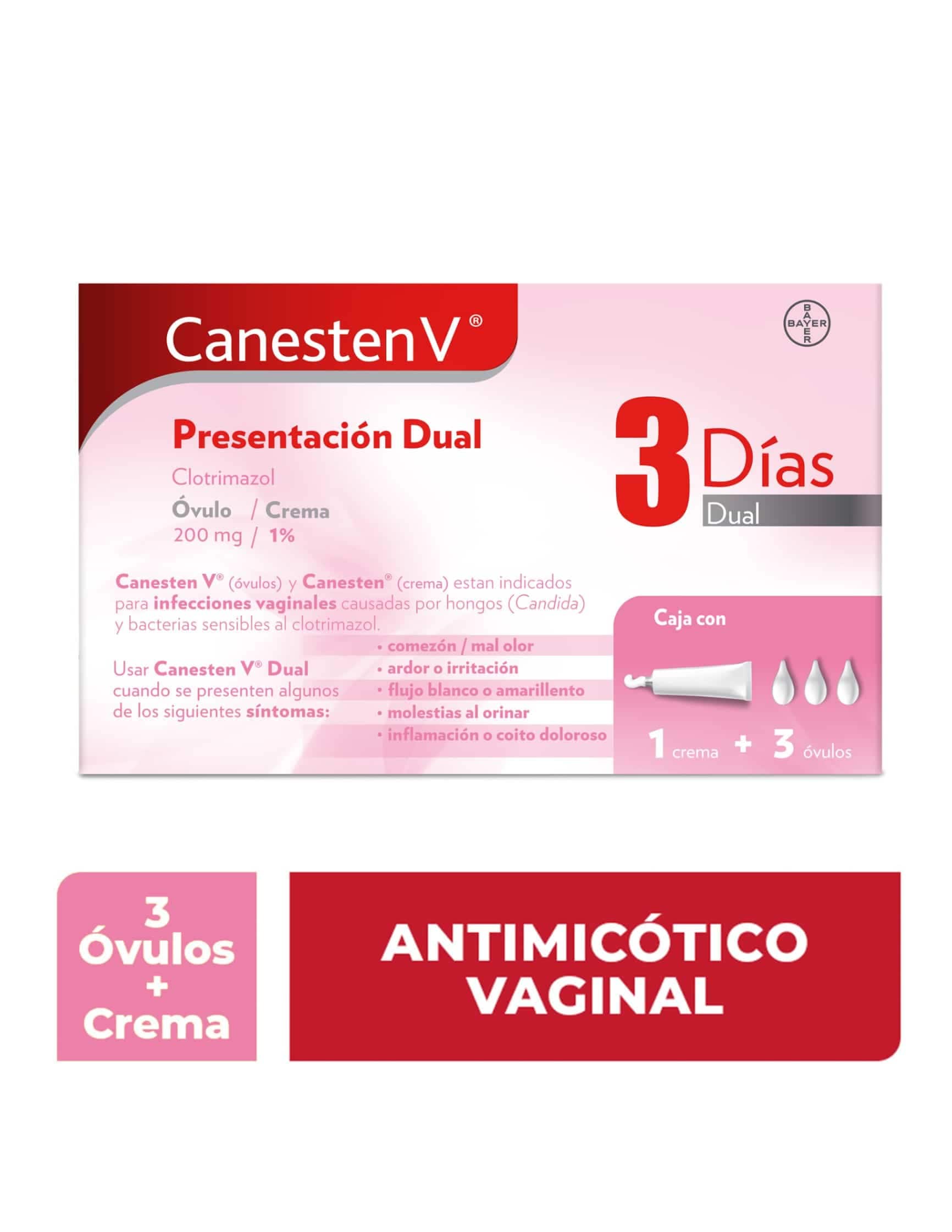 Canesten V® Dual 3 Días