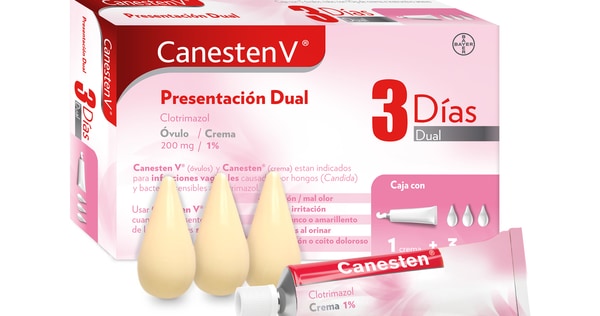 Canesten V Dual 3 Dias Canesten V ovulos y crema